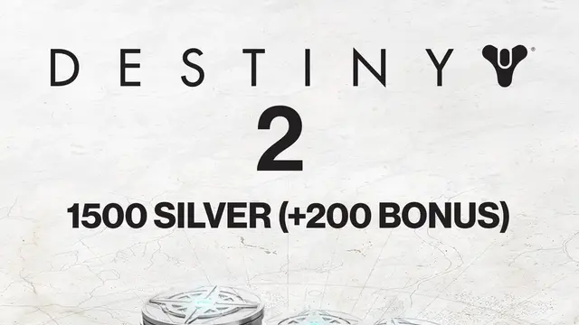 1500 (+200 Bonus) Destiny 2 Silver (PS4 & PS5)