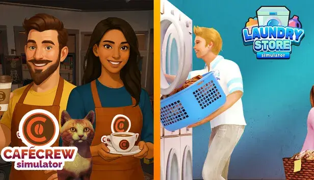 Cafe Crew in Laundry Store