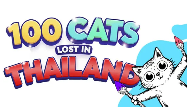 100 Cats Lost in Thailand Find & Color
