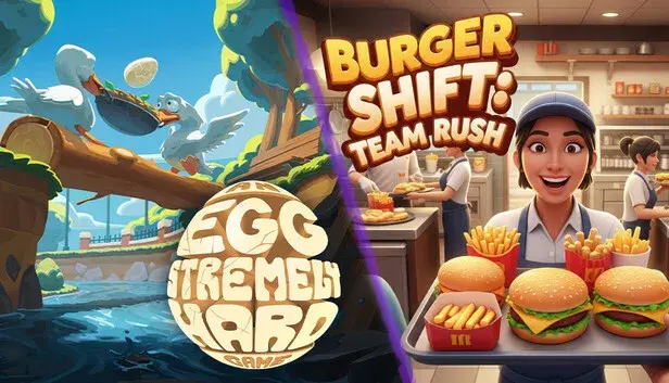 An Eggstremely Hard Game x Burger Shift: Team Rush