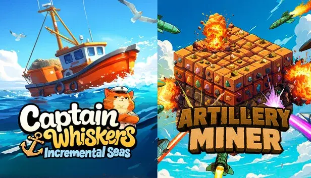 ⚓️Captain Whiskers: Incremental Seas + Artillery Miner🚀