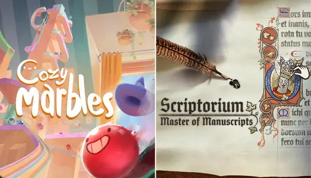 Scriptorium x Cozy Marbles