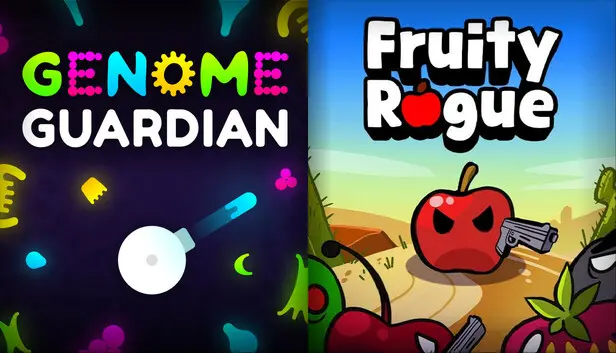 🧬 Genome Guardian × Fruity Rogue 🍎: Roguelike Shooters