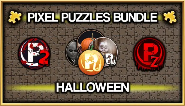 Pixel Puzzles Jigsaw Bundle: Halloween