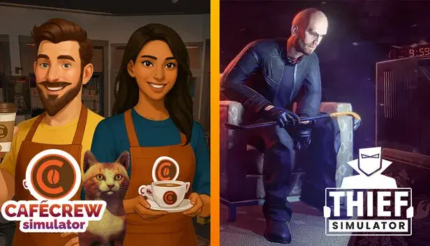 Cafe Crew Simulator and Thief Simulator