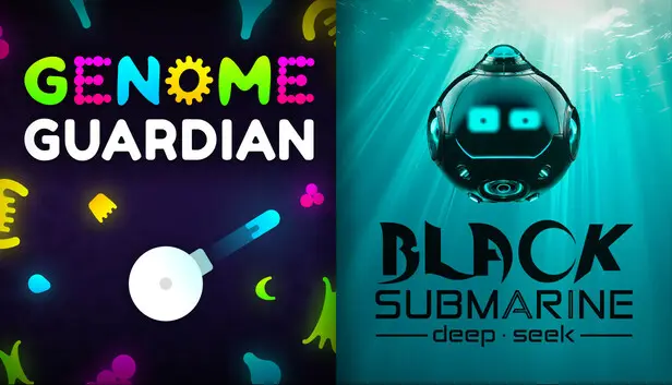 𧬠Genome Guardian Γ Black Submarine π: Underwater Roguelike Shooters
