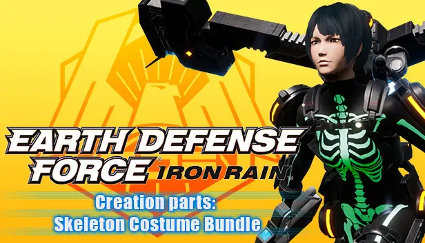 EARTH DEFENSE FORCE: IRON RAIN - Creation parts: Skeleton Costume Bundle