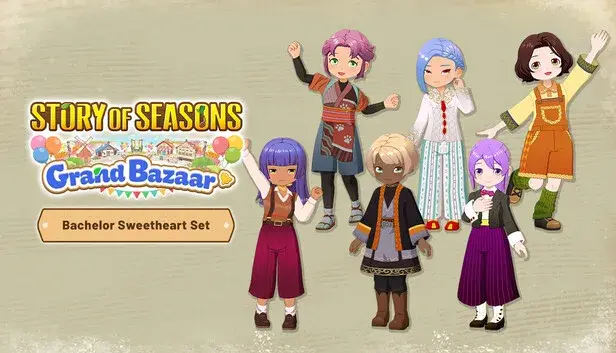 STORY OF SEASONS: Grand Bazaar - Bachelor Sweetheart Set