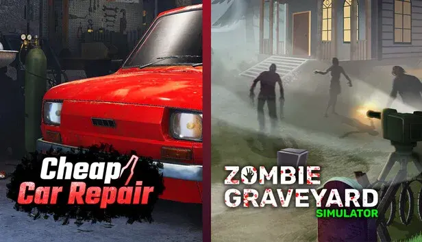 Cheap Car Repair x Zombie Graveyard Simulator