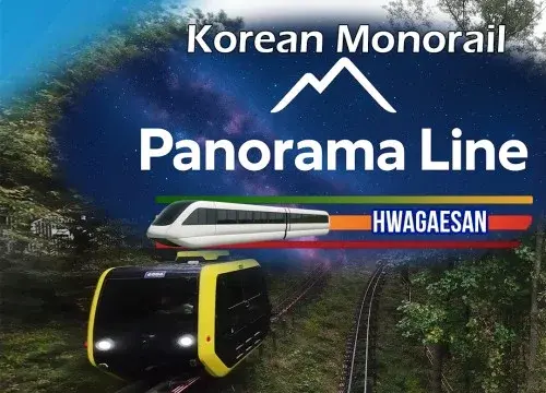 Korean Monorail Panorama Line Hwagaesan - Switch
