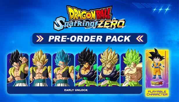 DRAGON BALL: Sparking! ZERO Pre-Order Pack