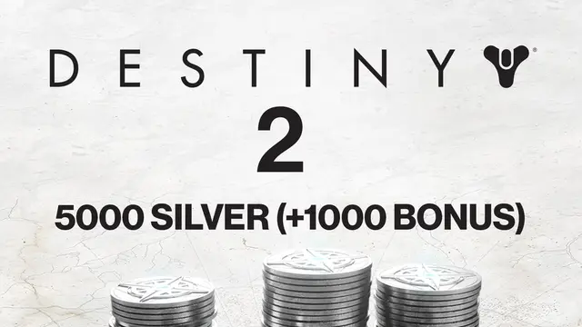 5000 (+1000 Bonus) Destiny 2 Silver (PS4 & PS5)