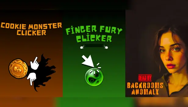 Dead by Backrooms Anomaly + Cookie Monster Clicker + Finger Fury Clicker