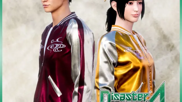 Disaster Report 4 - Embroidered Dragon Satin Jacket - PS4