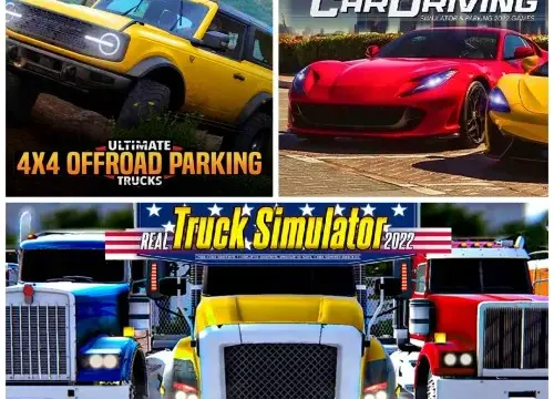 Real Truck Simulator USA & Ultimate 4x4 Offroad & Real Car Driving Simulator Bundle - Switch