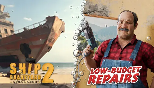 Ship Graveyard Simulator 2 x Low-Budget Repairs