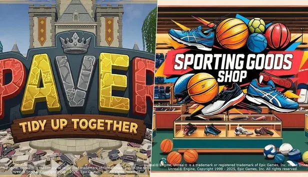 Paver Tidy Up Together - Sporting Goods Shop