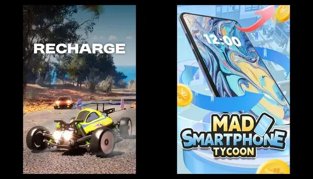 Recharge & Mad Smartphone Tycoon