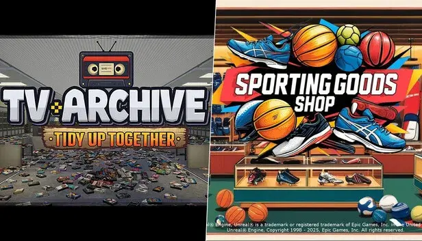 TV Archive Tidy Up Together - Sporting Goods Shop