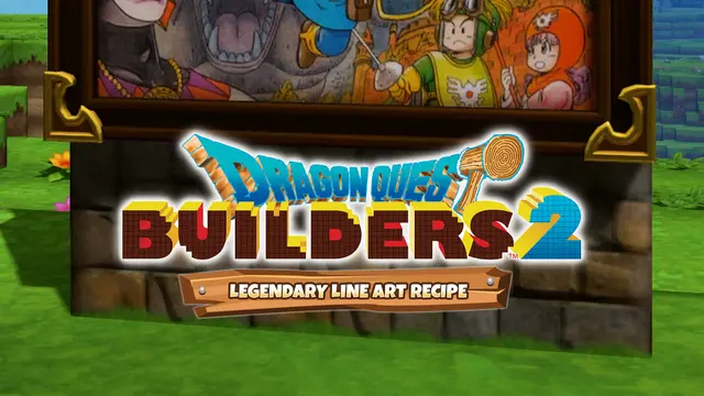 DRAGON QUEST BUILDERS 2 - Legendary Line Art Recipe (PS4)