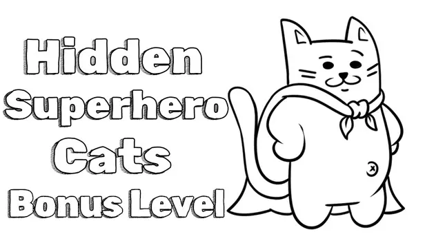 Hidden Superhero Cats - Bonus Level