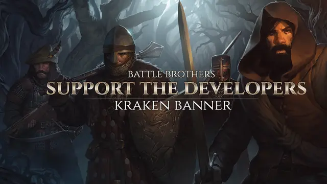 Battle Brothers - Support the Developers & Kraken Banner