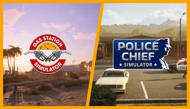 Gas Station Simulator x Police Chief Simulator