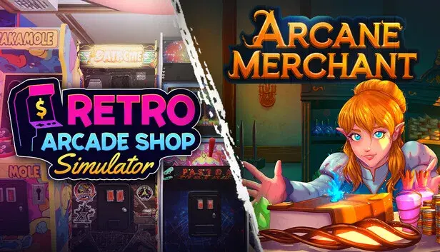 Retro Arcade Shop Simulator x Arcane Merchant