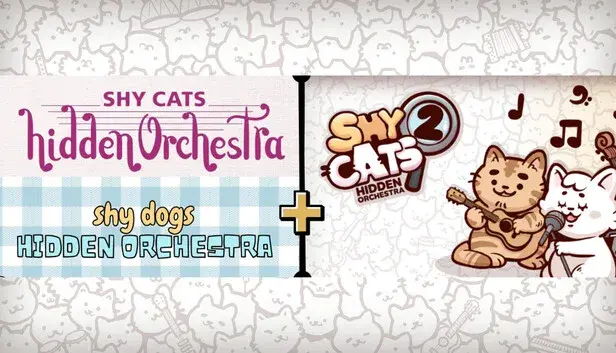 3 GAMES: Shy Cats 1 + 2 plus Shy Dogs