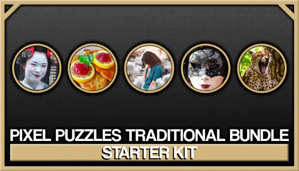 Pixel Puzzles Traditional Jigsaws: Starter Kit