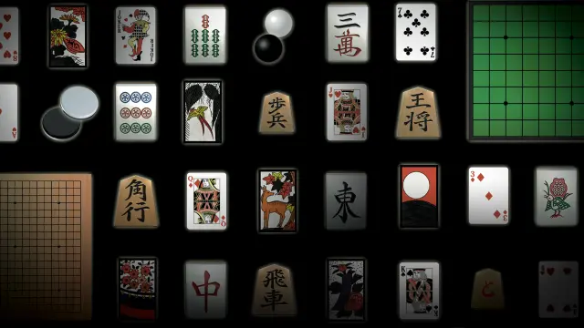 THE Table Game Deluxe Pack -Mahjong, Go, Shogi, Tsume Shogi, Othello, Card, Hanafuda, Shisen Mahjong Solitaire, Chess, Backgammon - PS4 & PS5