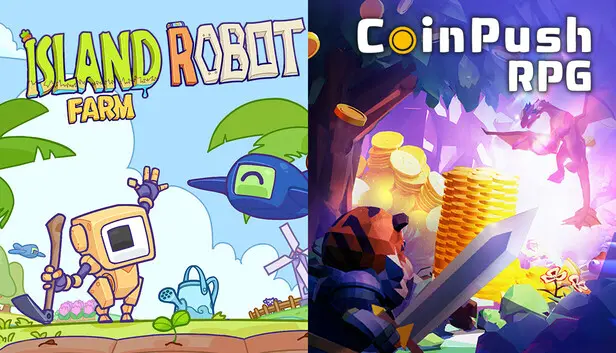 Island Robot Farm x Coin Push RPG
