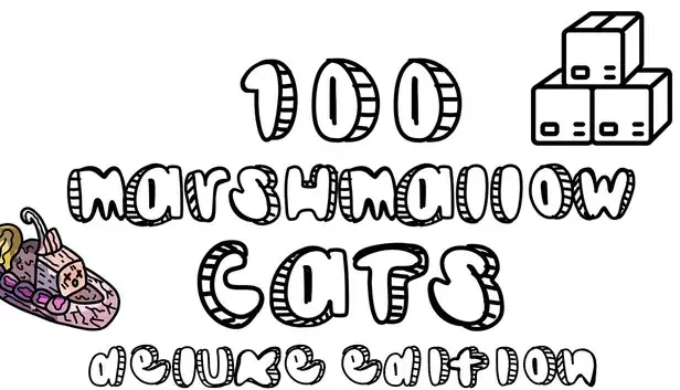 100 Marshmallow Cats Deluxe Edition