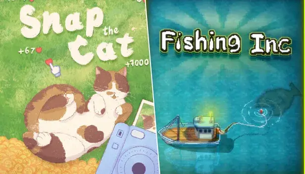 Snap the Cat + Fishing Inc
