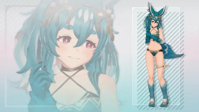 "Cute Kitty Swimsuit" Costume for Lenja (Xbox One)