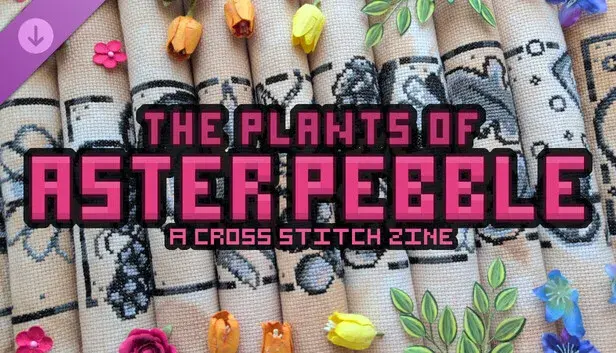 Aster Pebble and the Case of Bad Bureaucracy - Cross Stitch Zine