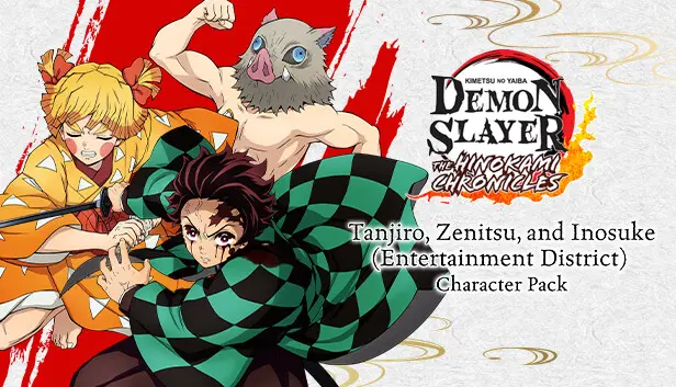 Demon Slayer -Kimetsu no Yaiba- The Hinokami Chronicles: Tanjiro, Zenitsu, & Inosuke (Entertainment District) Character Pack