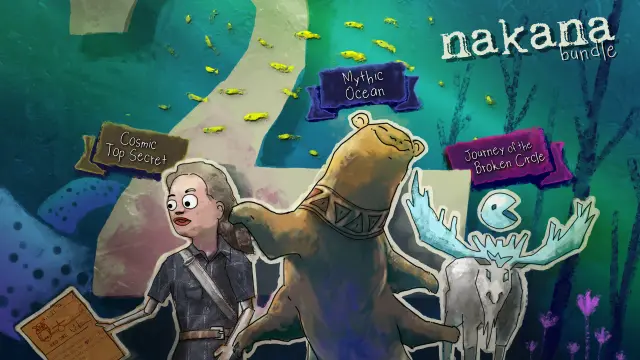 Nakana Bundle #2 (Mythic Ocean + Journey of the Broken Circle + Cosmic Top Secret) - Switch