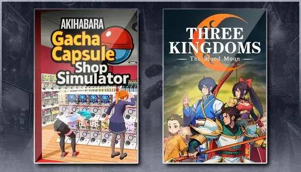 Gacha Capsule Shop Simulator - Akihabara & Three Kingdoms: The Blood Moon