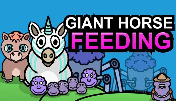 Giant Horse Feeding