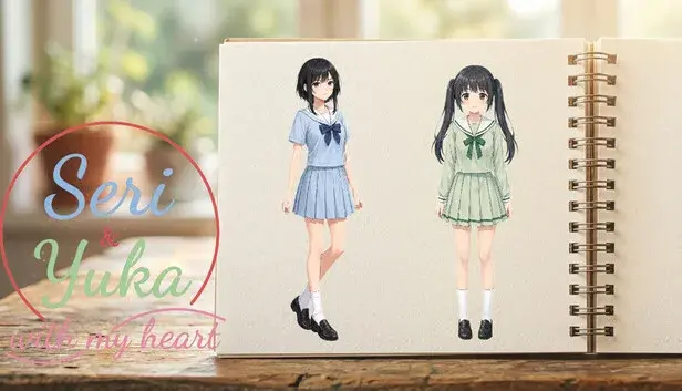 Seri & Yuka with my heart