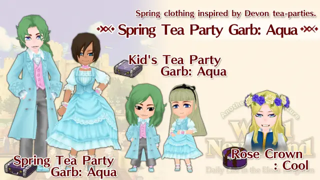 Spring Tea Party Garb: Aqua - Switch
