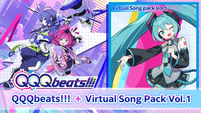 QQQbeats!!! + Virtual Song Pack Vol.1 Bundle - Switch