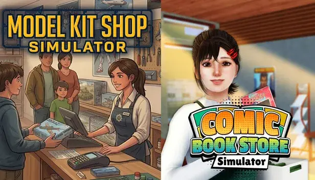 Comic Book Store x Model Kit Shop