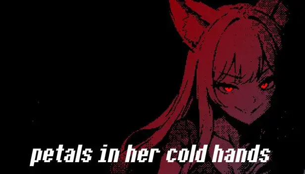 petals in her cold hands