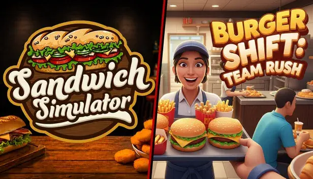 Sandwich Simulator x Burger Shift: Team Rush