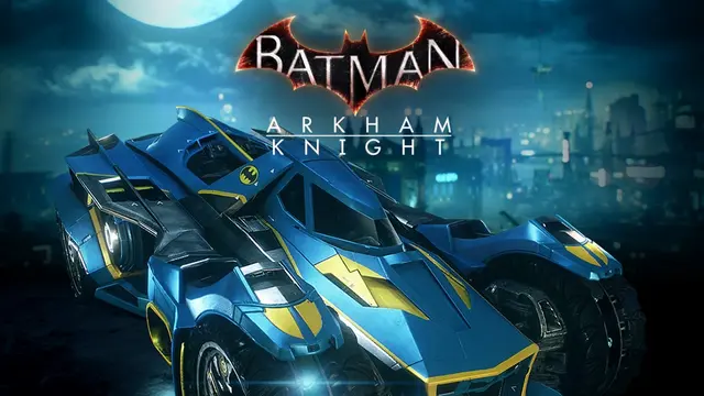 Batman: Arkham Knight 1970s Batman Themed Batmobile Skin (PS4)