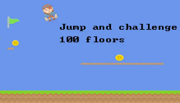Jump and challenge 100 floors