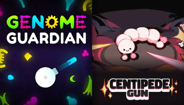 𧬠Genome Guardian Γ Centipede Gun π: Itty Bitty Roguelike Shooters