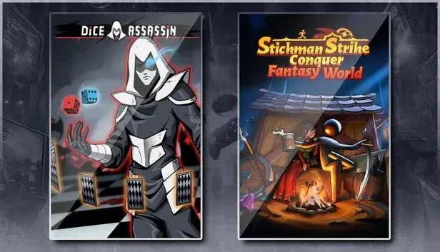 Dice Assassin & Stickman Strikes: Conquer Fantasy World